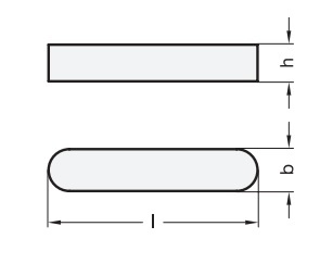 Passfeder Sortiment Rostfreiem Federschlüsselsatz Antriebswelle Stahl Form  Set